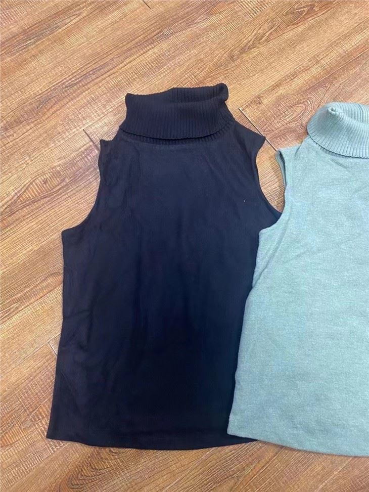 High Neck Ladies Vest Sweaters