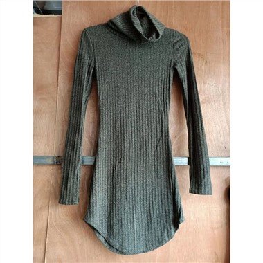 Robe pull à col roulé pour femmes